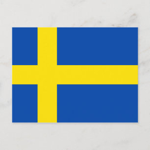 スウェーデン国旗 ポストカード
