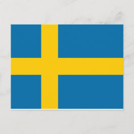 スウェーデン国旗 ポストカード