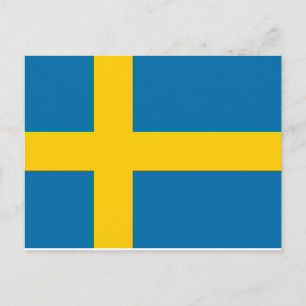 スウェーデン国旗 ポストカード