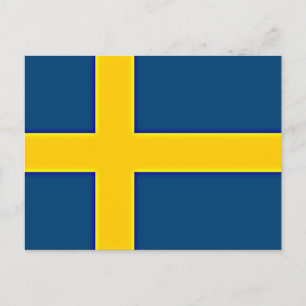 スウェーデン国旗 ポストカード