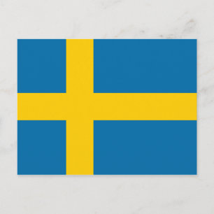 スウェーデン国旗 ポストカード