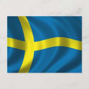 スウェーデン国旗 ポストカード