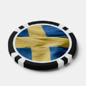 スウェーデン国旗 ポーカーチップ (シングル)
