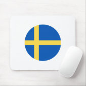 スウェーデン国旗 マウスパッド (マウス)