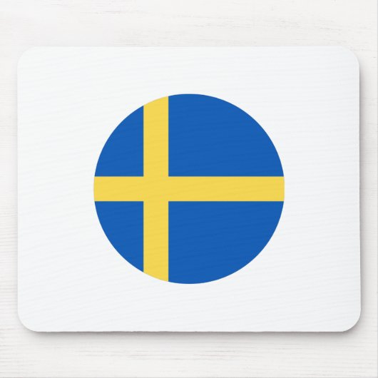 スウェーデン国旗 マウスパッド (正面)