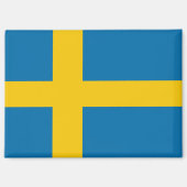 スウェーデン国旗 マグネット (正面)