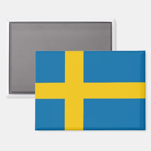 スウェーデン国旗 マグネット (正面/裏面)