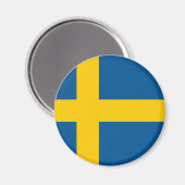 スウェーデン国旗 マグネット (正面/裏面)