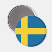 スウェーデン国旗 マグネット (正面/裏面)
