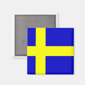 スウェーデン国旗 マグネット (正面/裏面)