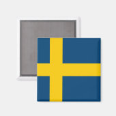 スウェーデン国旗 マグネット (正面/裏面)