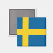 スウェーデン国旗 マグネット (正面/裏面)