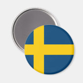 スウェーデン国旗 マグネット (正面/裏面)