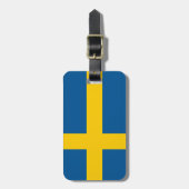 スウェーデン国旗 ラゲッジタグ (正面縦)