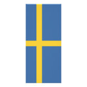 スウェーデン国旗 ラックカード (裏面)