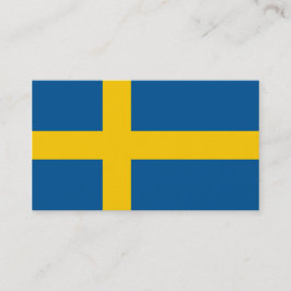 スウェーデン国旗 名刺