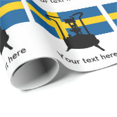 スウェーデン国旗 | 圧力ストーブ ラッピングペーパー (ロールコーナー)