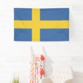 スウェーデン国旗 横断幕 (インサイチュ)