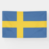 スウェーデン国旗 横断幕 (横)