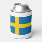 スウェーデン国旗 缶クーラー (缶正面)