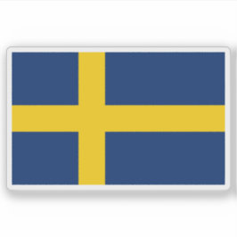 スウェーデン国旗（1906年以前） シール