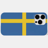 スウェーデン国旗 Case-Mate iPhoneケース (裏面 (横))