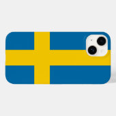 スウェーデン国旗 Case-Mate iPhoneケース (裏面 (横))