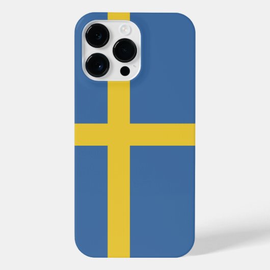 スウェーデン国旗 iPhoneケース (裏面)