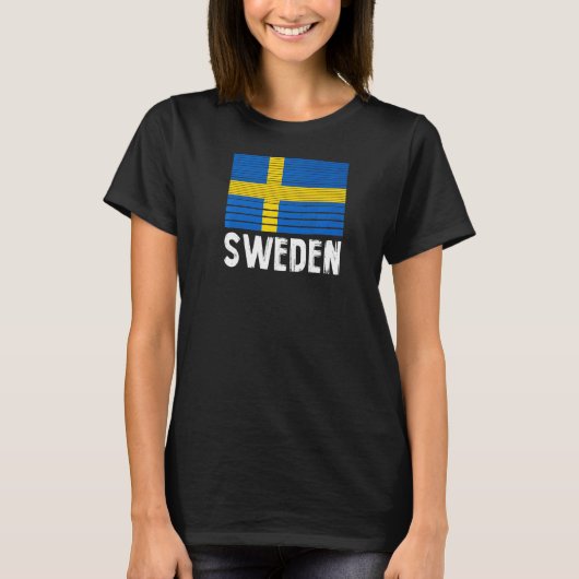 スウェーデン国旗 Tシャツ (正面)
