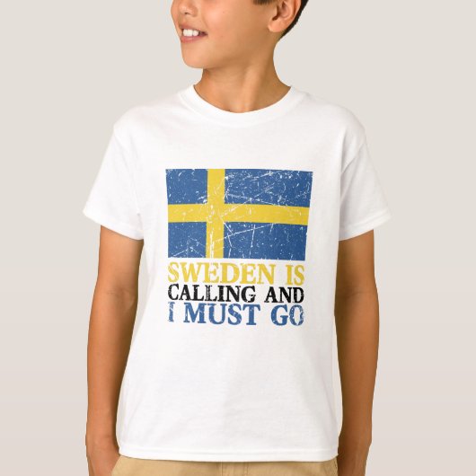 スウェーデン国旗 Tシャツ (正面)