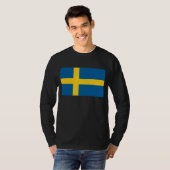 スウェーデン国旗 Tシャツ (正面フル)