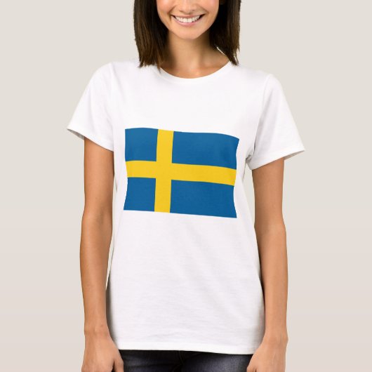 スウェーデン国旗 Tシャツ (正面)