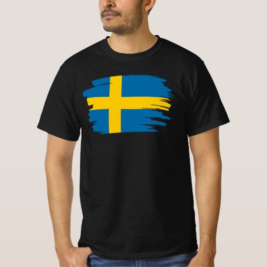 スウェーデン国旗 Tシャツ (正面)