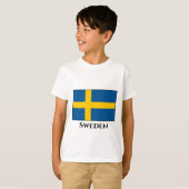スウェーデン国旗 Tシャツ (正面フル)