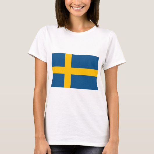 スウェーデン国旗 Tシャツ (正面)