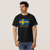 スウェーデン国旗 Tシャツ (正面フル)