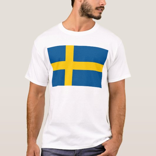 スウェーデン国旗 Tシャツ (正面)