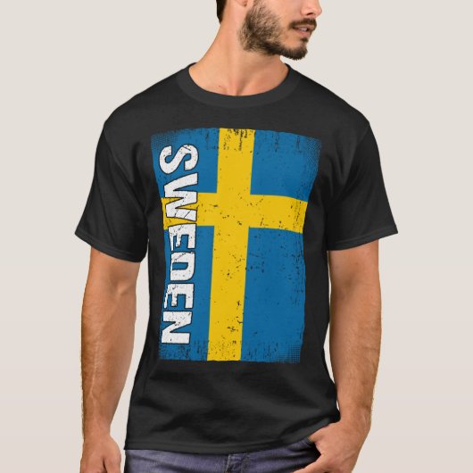 スウェーデン国旗 Tシャツ (正面)