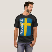 スウェーデン国旗 Tシャツ (正面フル)
