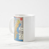 スウェーデン地図 コーヒーマグカップ (正面左)