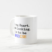 スウェーデン強 コーヒーマグカップ (正面左)