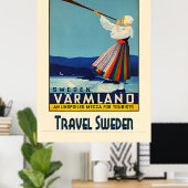 スウェーデン旅行 ポスター (ホームオフィス)