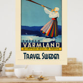 スウェーデン旅行 ポスター (キッチン)