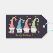 スウェーデン格言パーソナライズされたホリデーギフトラベル ギフトタグ (正面(横))