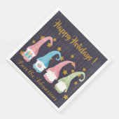 スウェーデン格言ホリデーパーティー紙ナプキンス (コーナー)