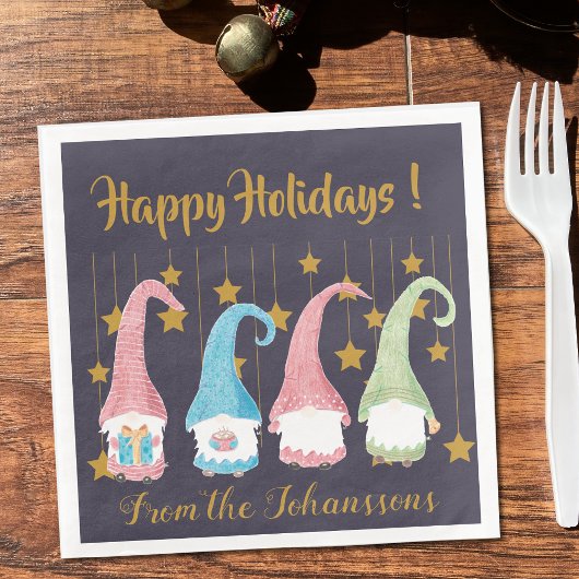 スウェーデン格言ホリデーパーティー紙ナプキンス