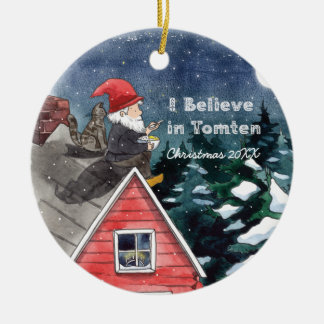 スウェーデン格言水彩 セラミックオーナメント