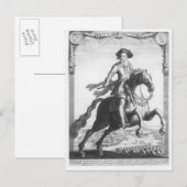 スウェーデン王グスタヴス・アドルフス二世 ポストカード (正面/裏面)