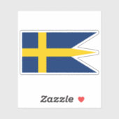 スウェーデン王国国旗（スウェーデン帝国） シール (シート)