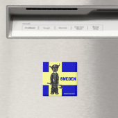 スウェーデン磁石おもしろいバイキング マグネット (インサイチュ (食洗機))